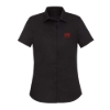 Picture of Ladies Classic Fit Short Sleeve Shirt - Black