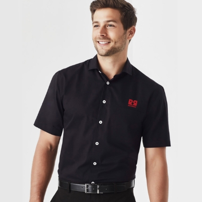 Picture of Men's Classic Fit Short Sleeve Shirt - Black (Tier Grouped)